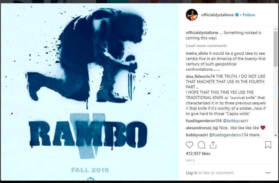 Nantikan: Sekuel Film Laga Legendaris RAMBO 5 Siap Digarap