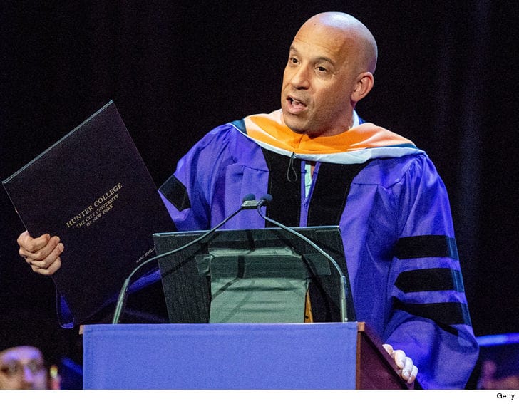 Vin Diesel Tak Hanya Aktor Tapi Kini Dia Adalah Doktor