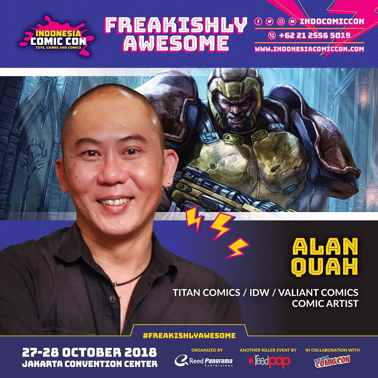 Upcoming Event INDONESIA COMIC CON 2018 - Artis Komik DC & Marvel Bakal Hadir