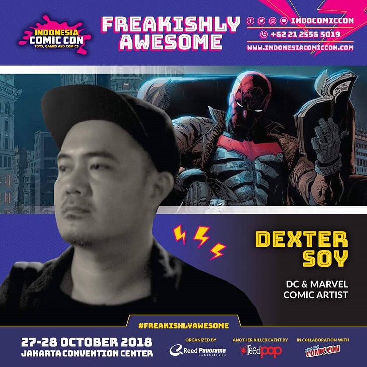 Upcoming Event INDONESIA COMIC CON 2018 - Artis Komik DC & Marvel Bakal Hadir