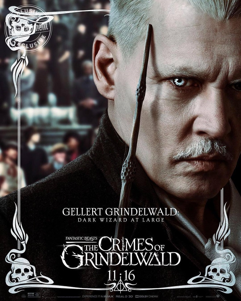 Grindelwald diperankan oleh Johnny Depp