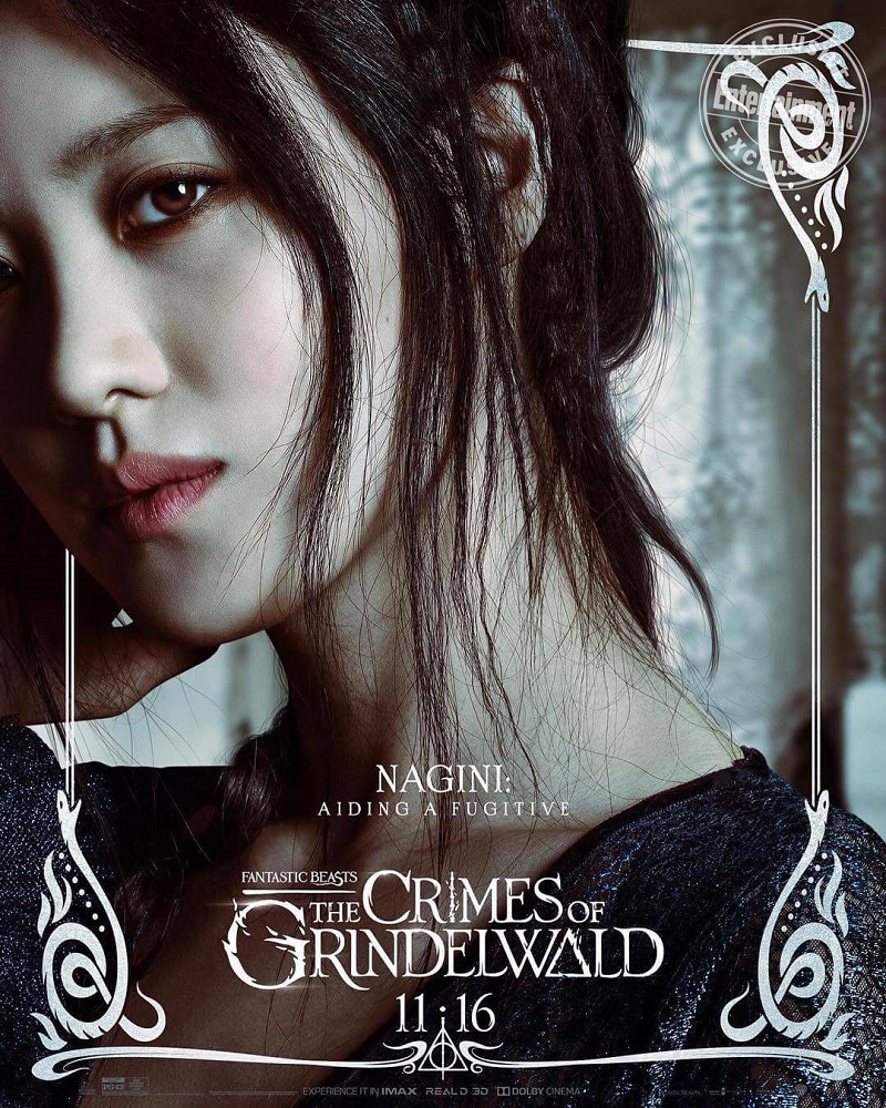 Claudia Kim sebagai NAGINI Dalam Fantastic Beasts: The Crimes of Grindelwald