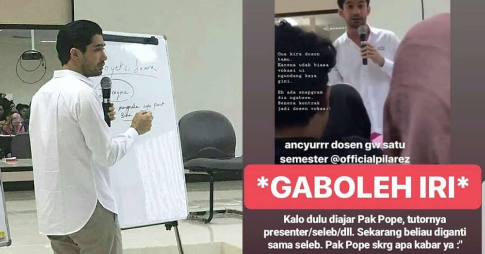 Aktor Reza Rahadian Kini Menjadi Pengajar di Program Vokasi Komunikasi UI