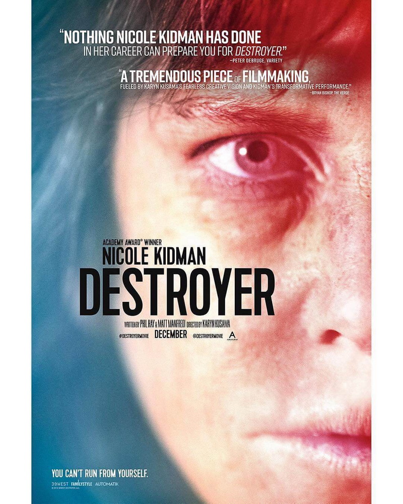 Nicole Kidman Tampil Beda di Film DESTROYER - Simak Trailernya!