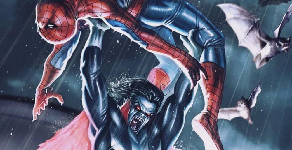 Morbius menyerang Spider-Man