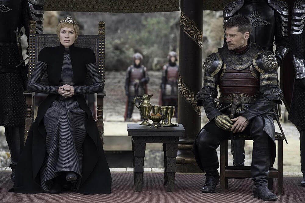 Poster Game of Thrones Season 8 Tampilkan Naga Iron Throne