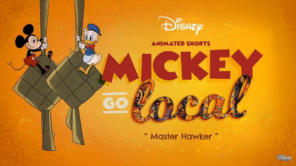 "Mickey Go Local" – Mickey Mouse Jualan Sate di Singapura?