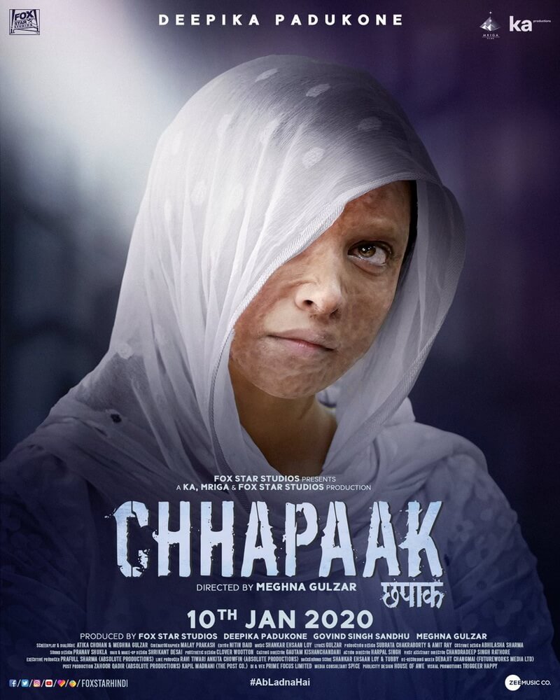 Deepika Padukone Jadi Pejuang Trauma di Film “Chhapaak”