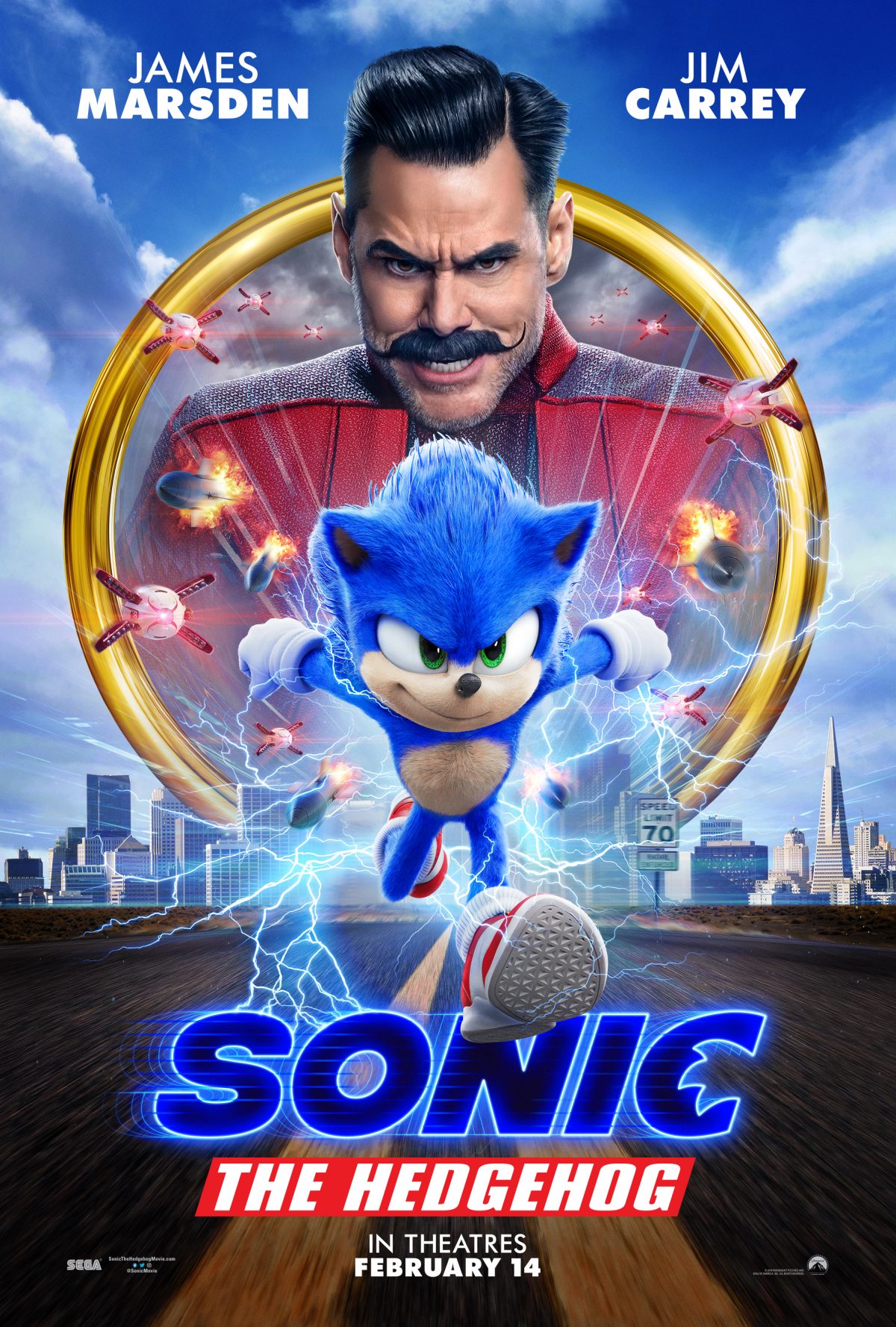 Poster Sonic The Hedgehog