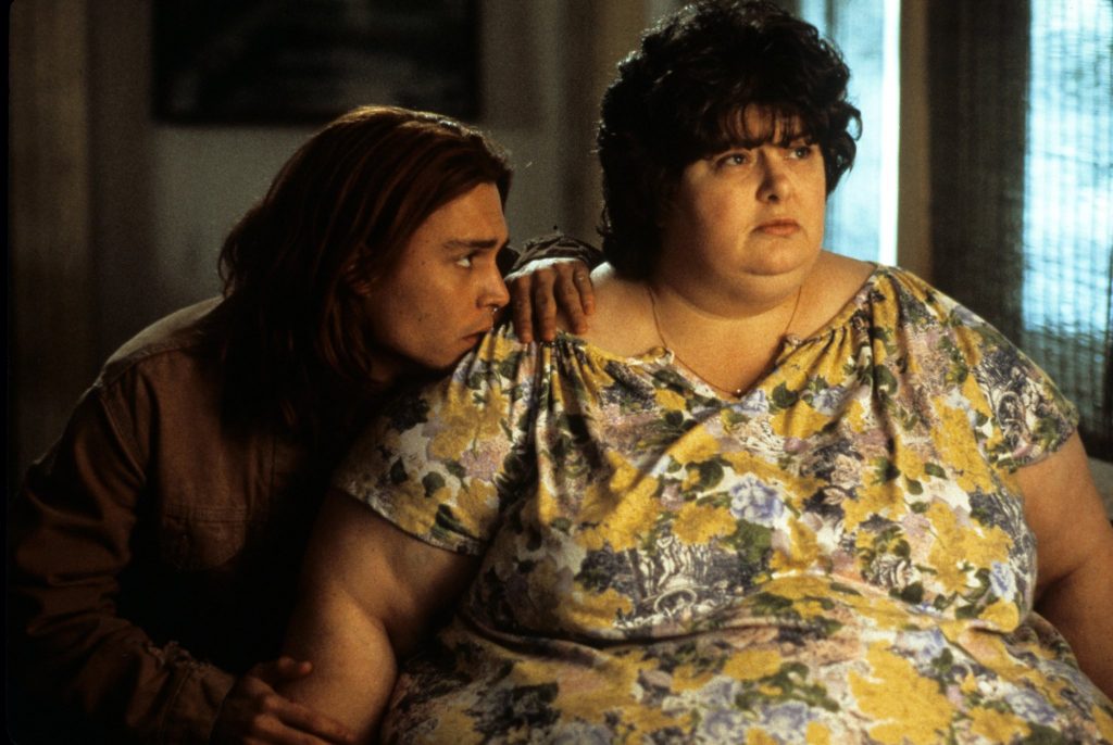 Adegan Gilbert dan ibunya dalam what's eating gilbert grape