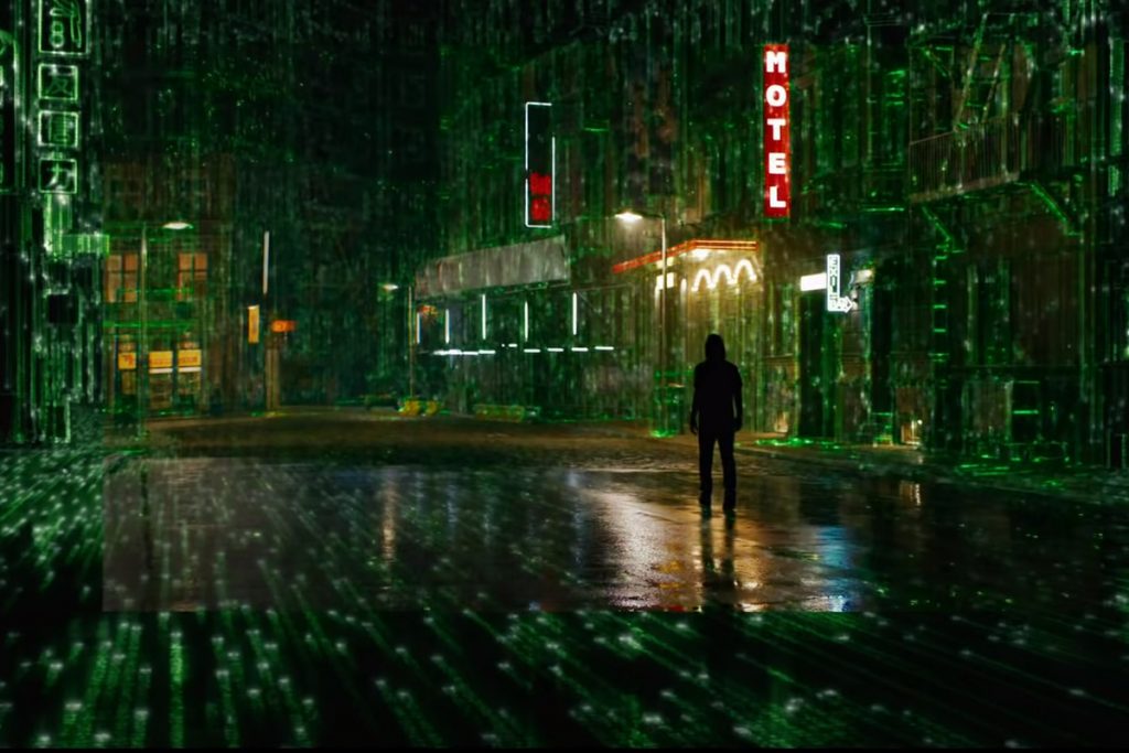 Neo dalam trailer The Matrix Resurrections