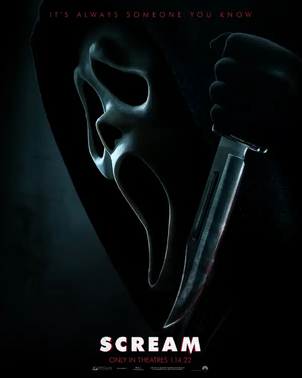 ghostface poster scream 2022