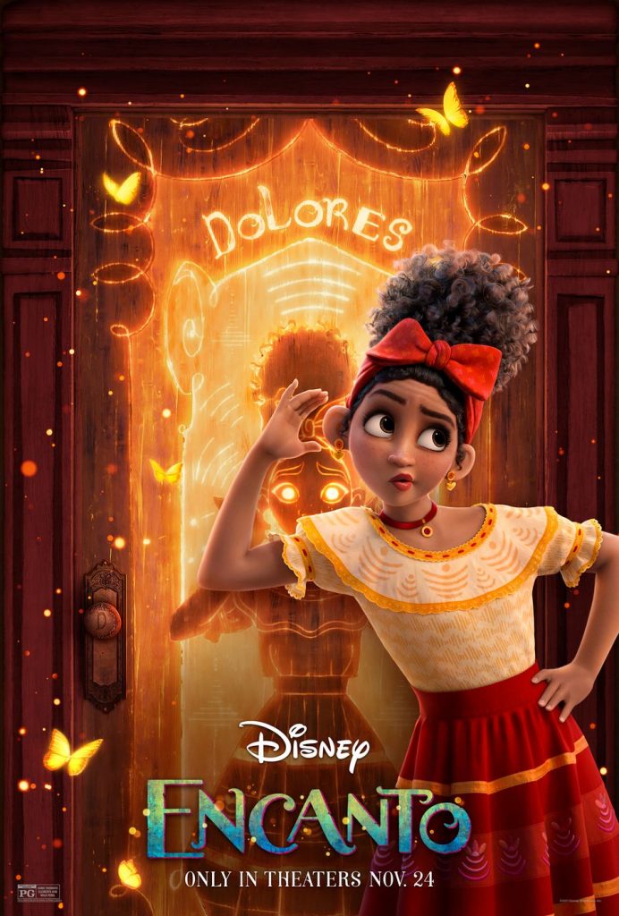 Poster karakter Encanto Dolores