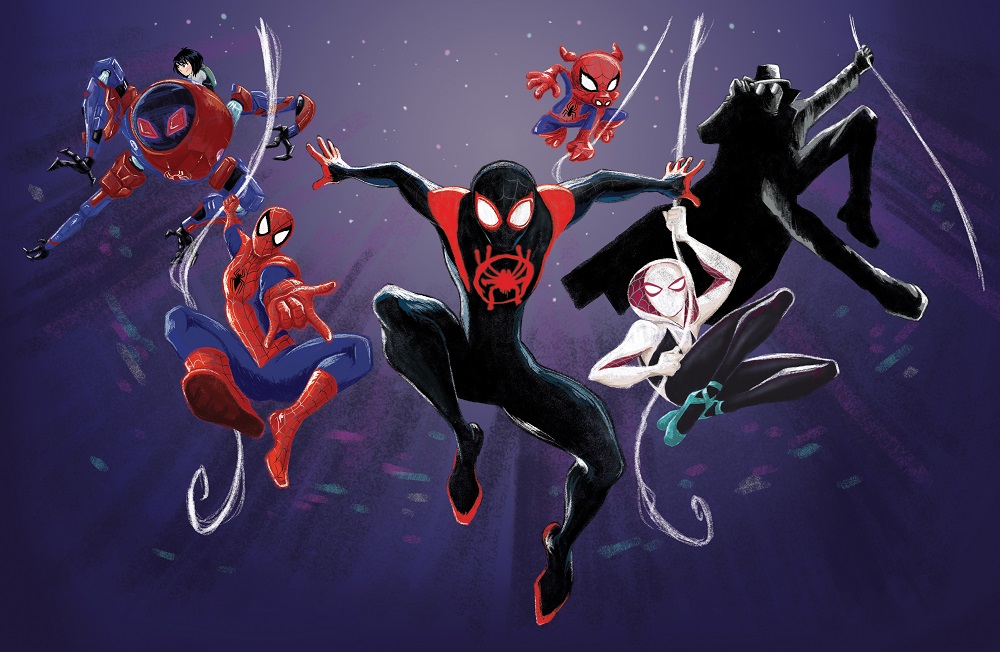 Spider-man in to the spider verse menjadi film animasi 2022
