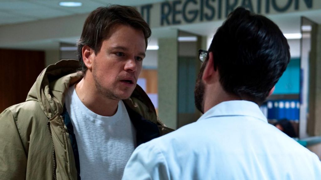 Matt Damon dalam Contagion