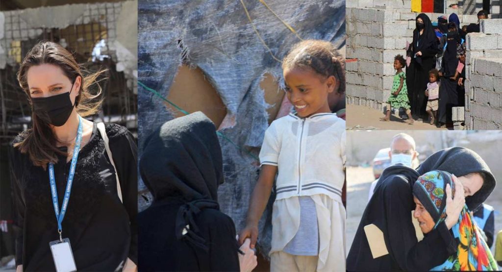 Foto-foto Angelina Jolie di Yaman
