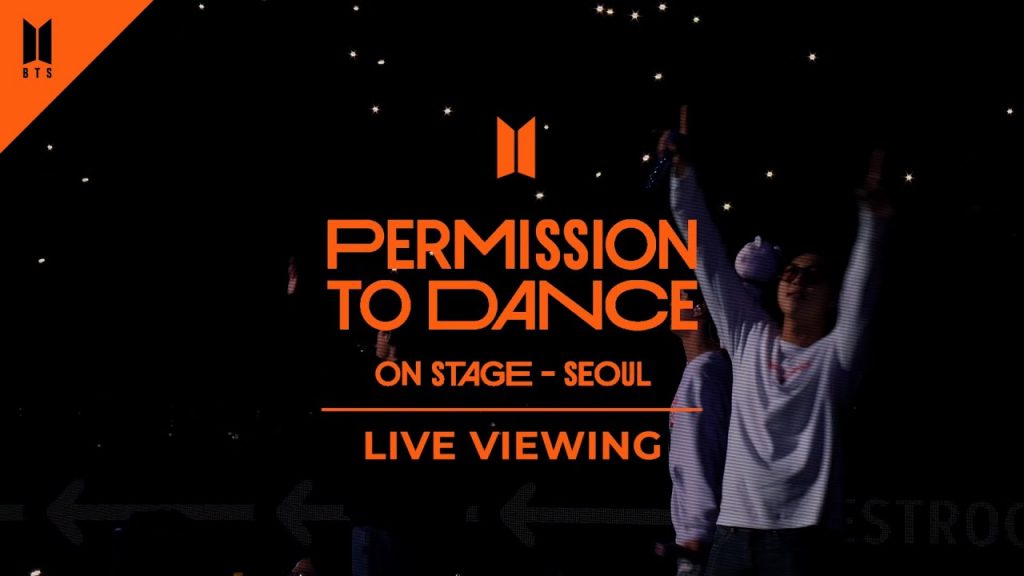 BTS Permission to Dance On Stage