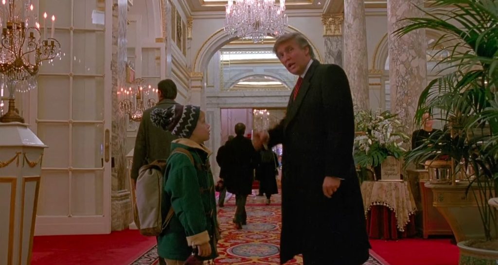 Donald Trump dalam film home alone 2