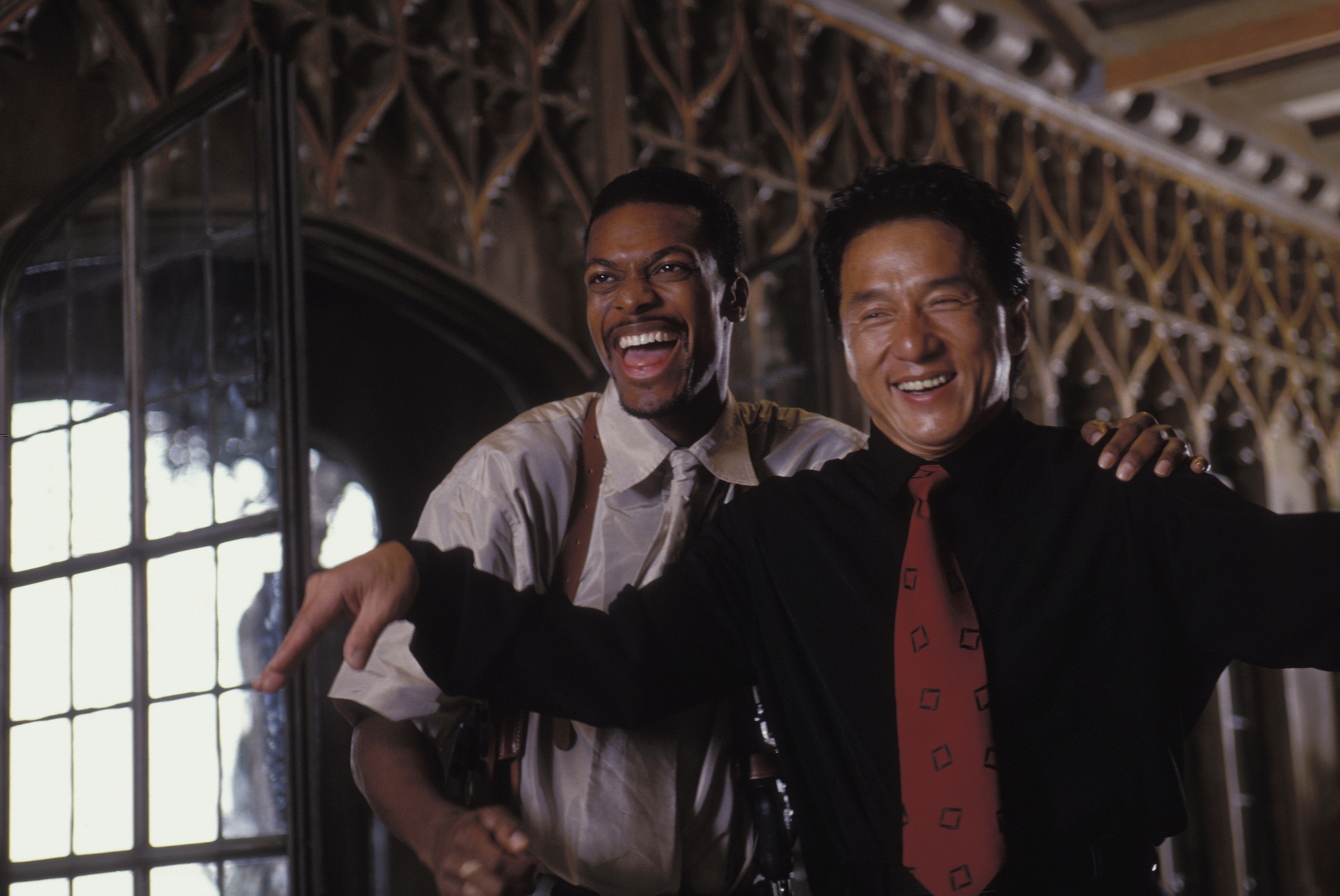 Chris Tucker dan Jackie Chan dalam Rush Hour 1998