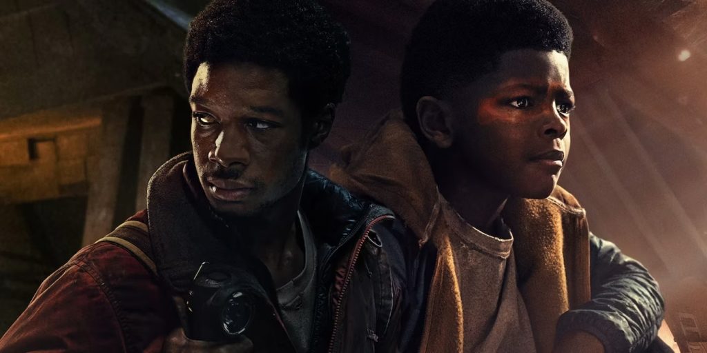Henry dan Sam dalam The Last of Us
