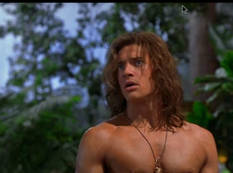 Brendan Fraser dalam George of The Jungle