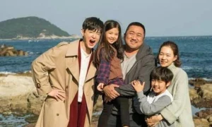 Mark bersama keluarga Jin Ki