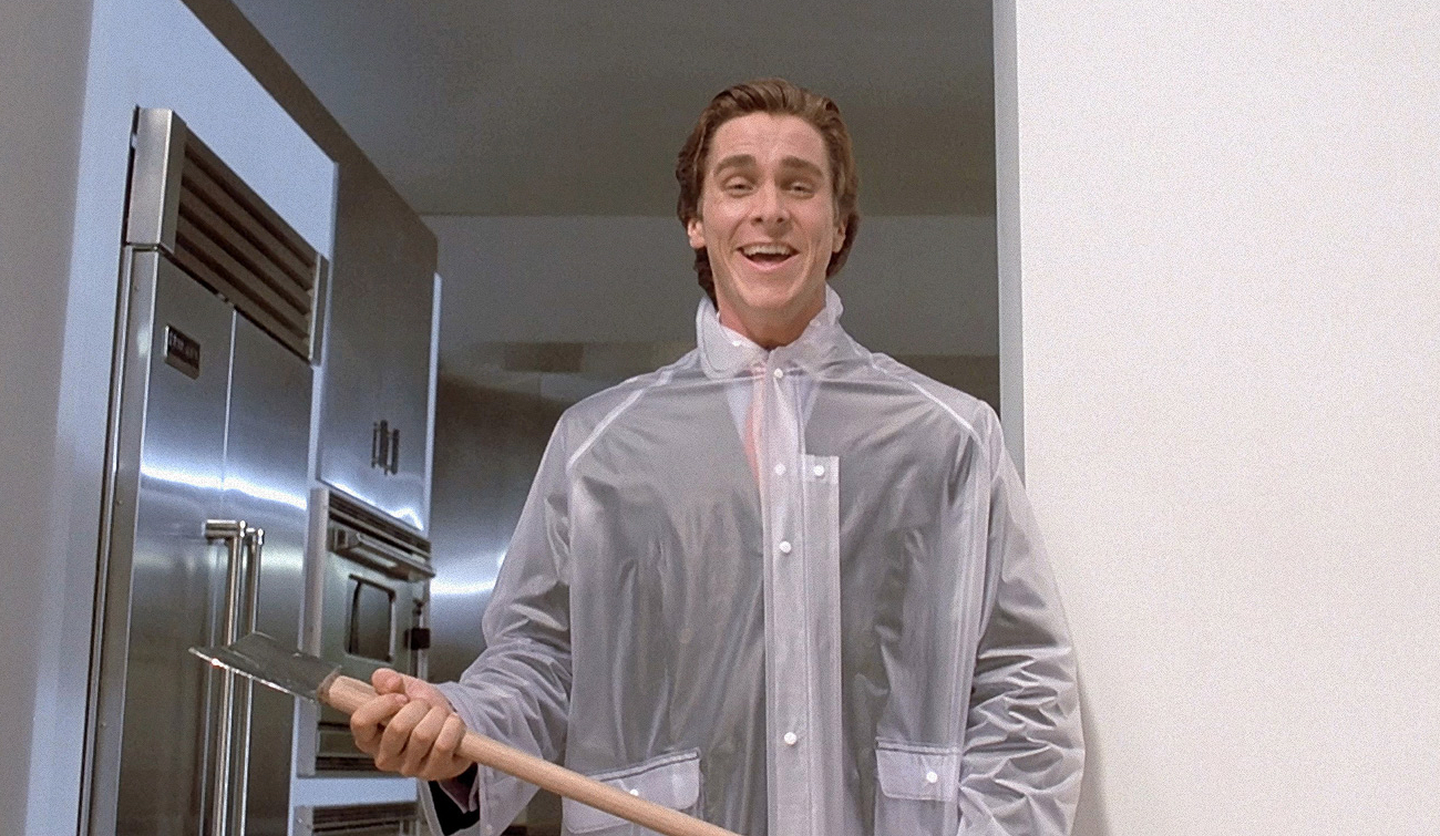 Christian Bale sebagai Patrick Bateman di American Psycho