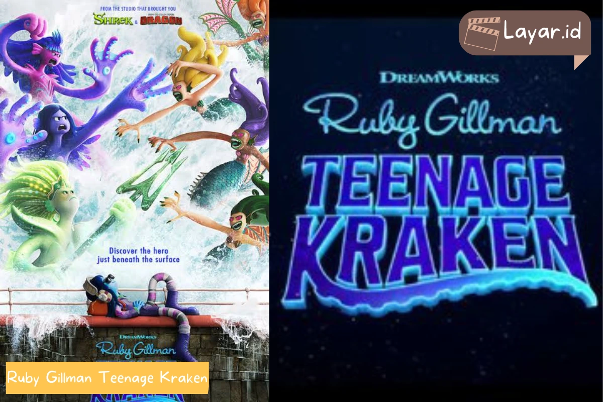 Poster film Ruby Gillman Teenage Kraken