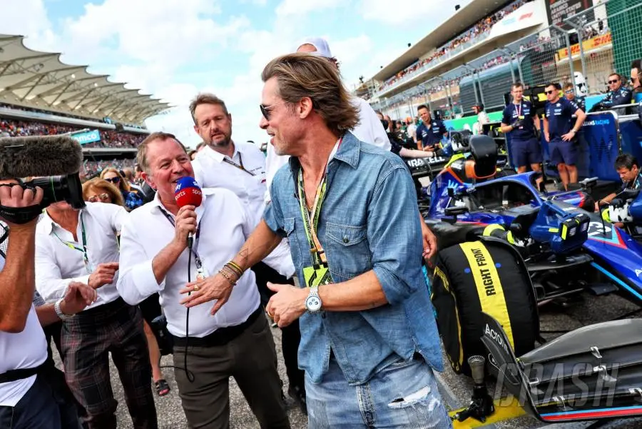 Brad Pitt di sirkuit F1