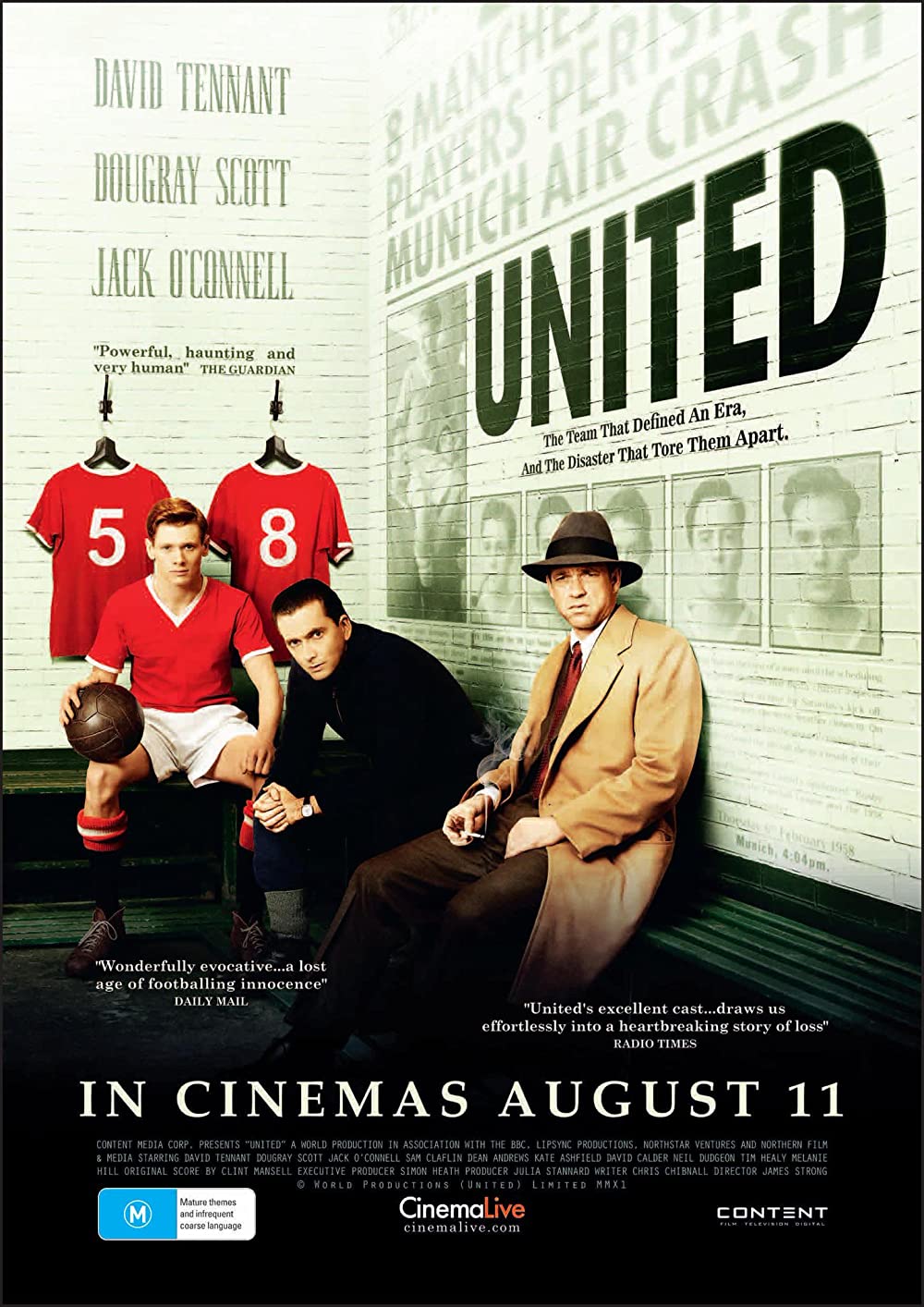 Poster film United yang disutradarai oleh James Strong