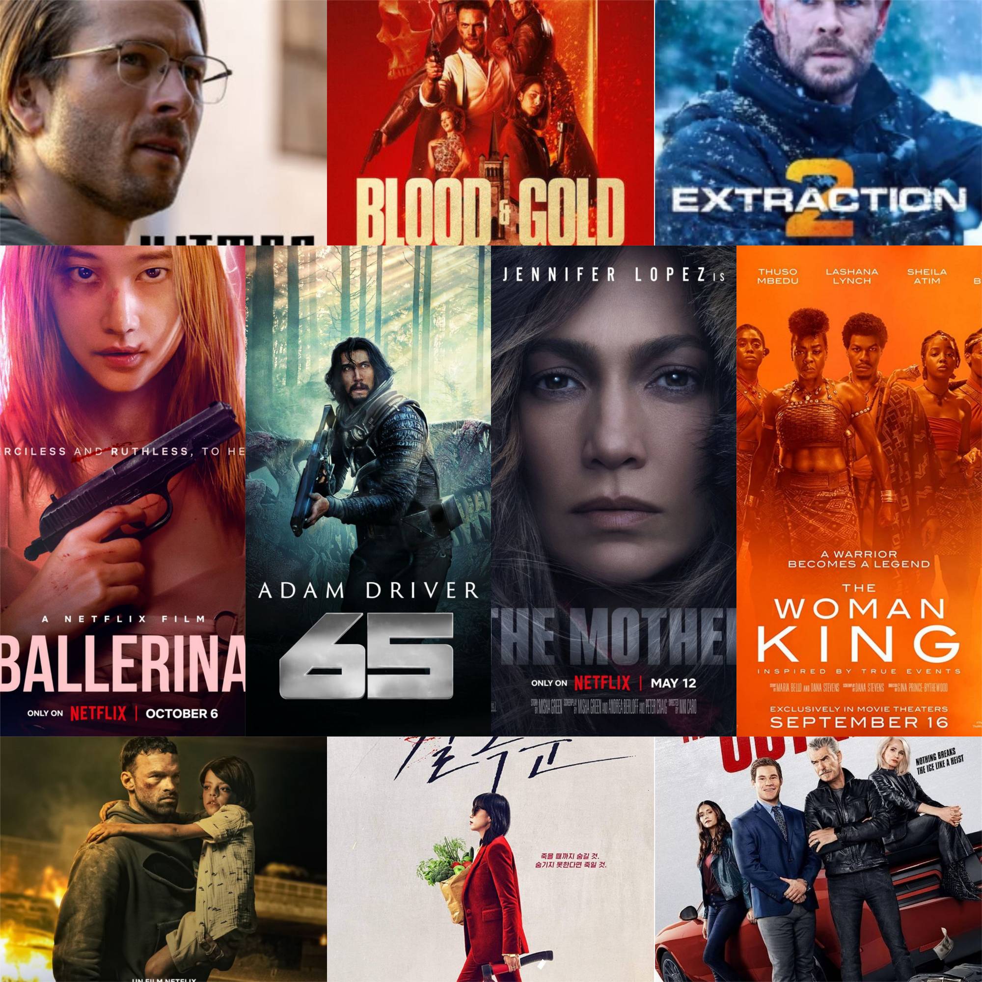 Top 10 Netflix Film Action 2023