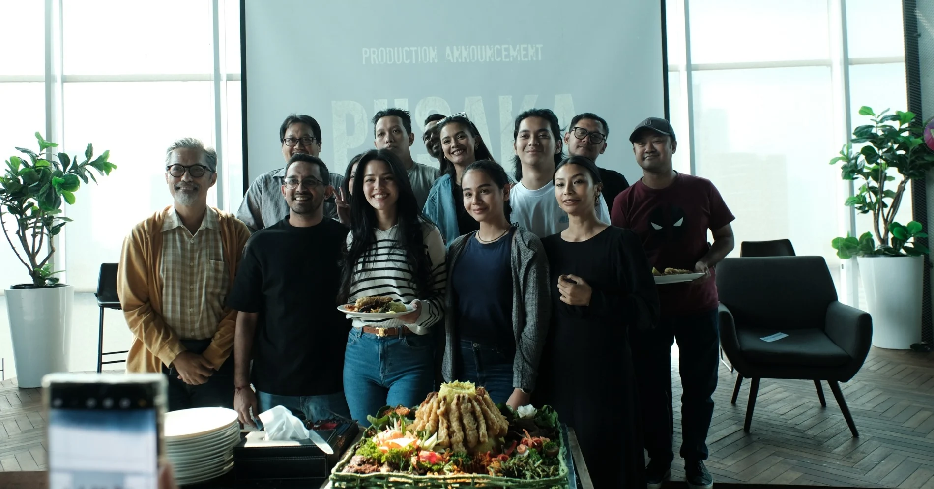Kru dan Pemeran Pusaka (2024) Adakan Syukuran
