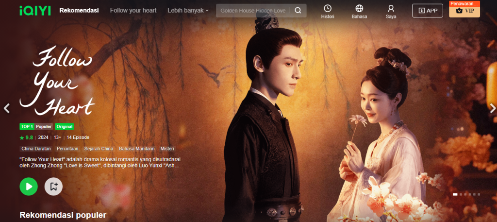 Rekomendasi 7 Aplikasi Gratis Nonton Drama China