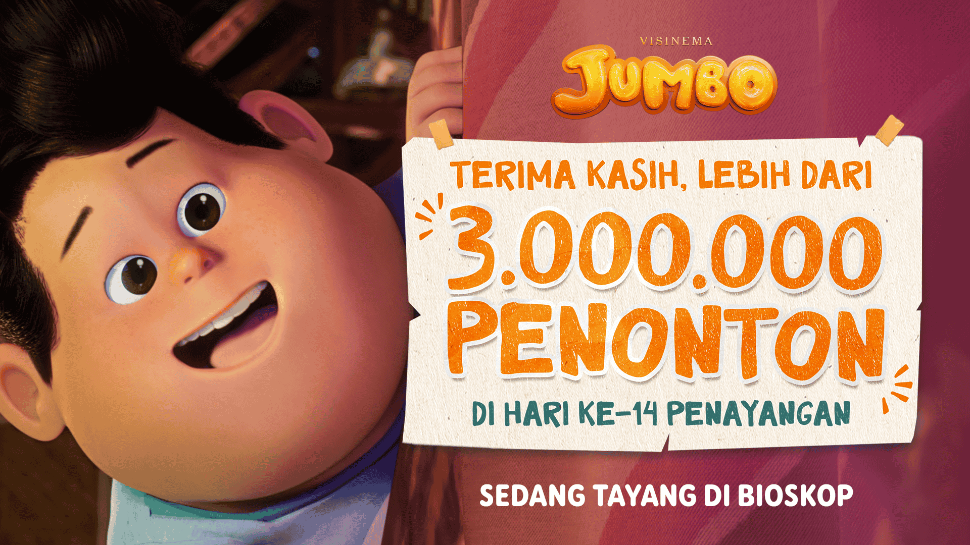 Jumbo tembus 3 juta penonton