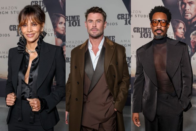 Halle Berry, Chris Hemsworth, Corey Hawkins - Pemeran Crime 101