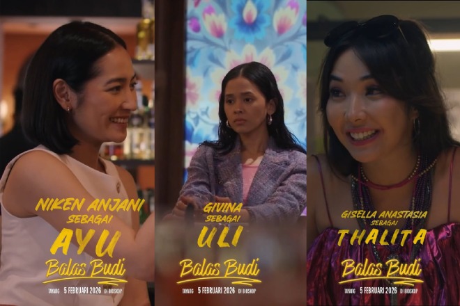 Niken Anjani, Givina, dan Gisella Anastasia - Pemeran Balas Budi
