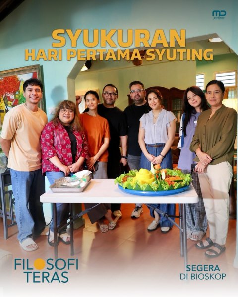 hari pertama syuting filosofi teras