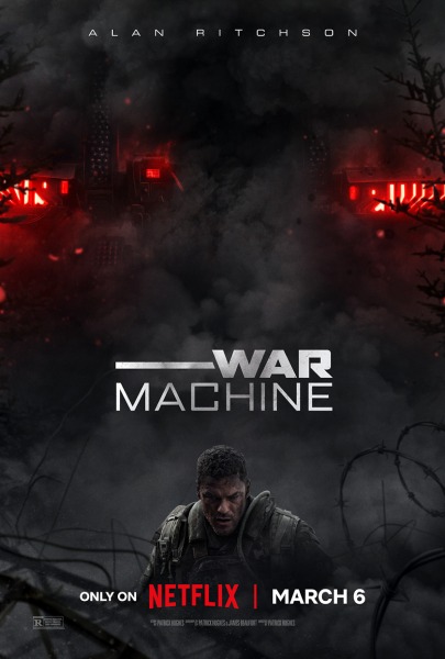 Poster film War Machine 2026