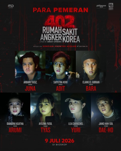 Pemeran 402 Rumah Sakit Angker Korea