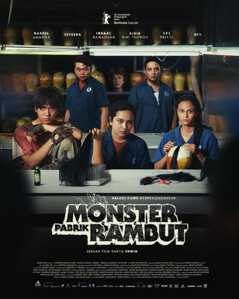Poster film Monster Pabrik Rambut