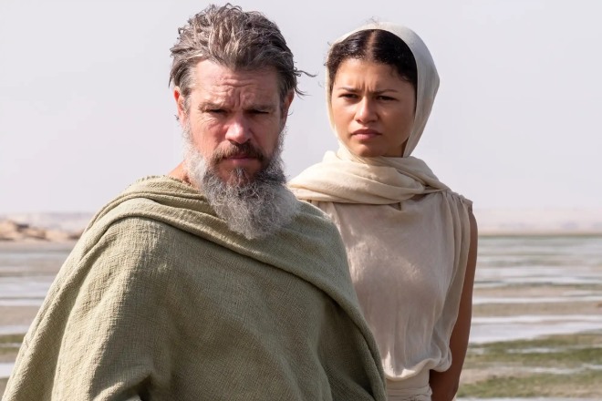 Matt Damon, Zendaya di The Odyssey